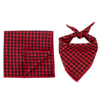 Plaid Saliva Towel