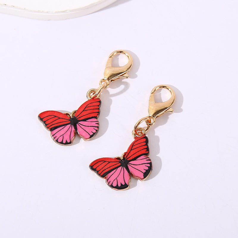 Fashion Colorful Butterfly Lobster Clasp