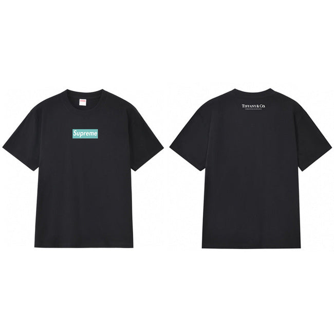 Supreme × Tiffany & Co. Box Logo Tee – Black Hover Image