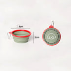 Pets, Dogs And Cats Go Out Folding Bowl