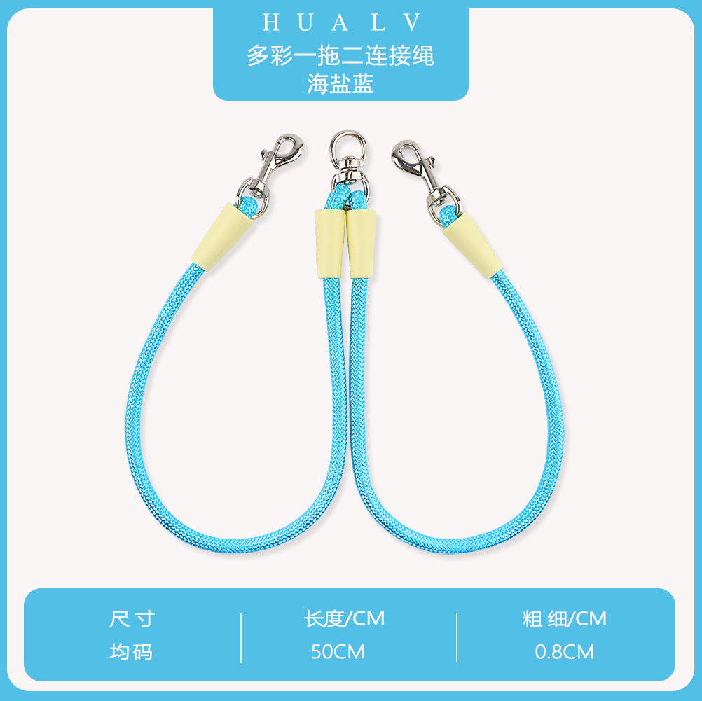 Double Leash With Leash For Puppies To Go Out
