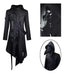 Asymmetric Techwear Hooded Trench Coat