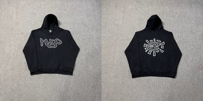 ADWYSD Logo Heavyweight Hoodie - Black Hover Image