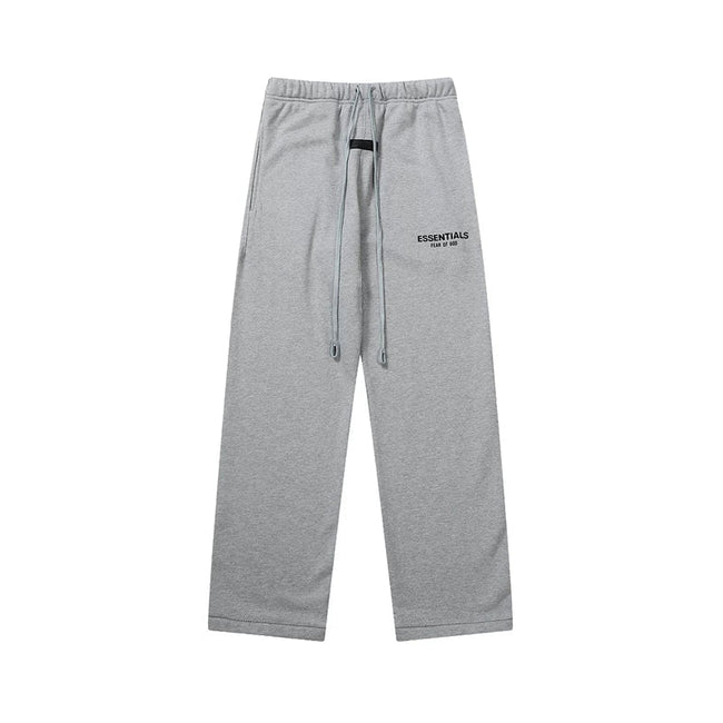 FEAR OF GOD FOG Double Line ESSENTIALS Season 8 High Street Loose Casual Wide Leg Straight Pants (3) Hover Image