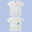 ADWYSD White Subtle Text Print Tee