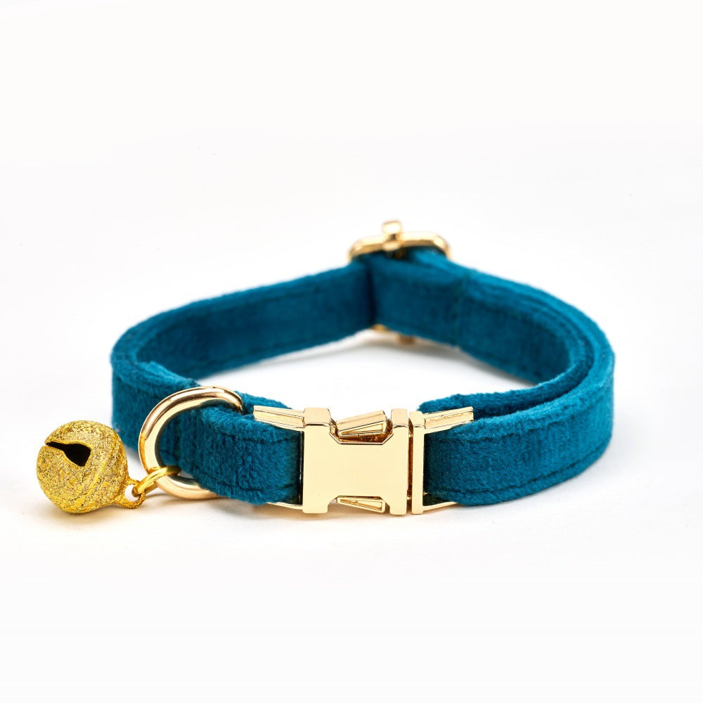 Plush Pet Cat Bell Collar