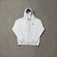 ADWYSD Embroidered Zip-Up Hoodie - Light Grey