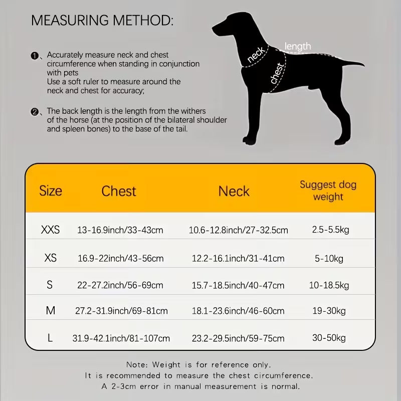 Pet Harness Medium And Large Dog Explosion-Proof Traction