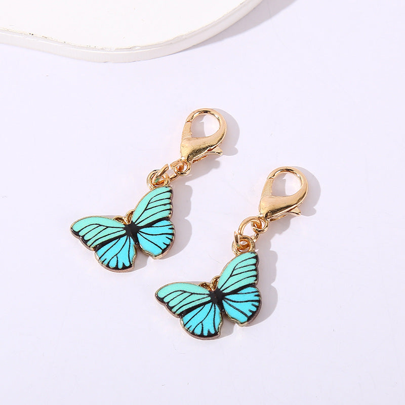 Fashion Colorful Butterfly Lobster Clasp