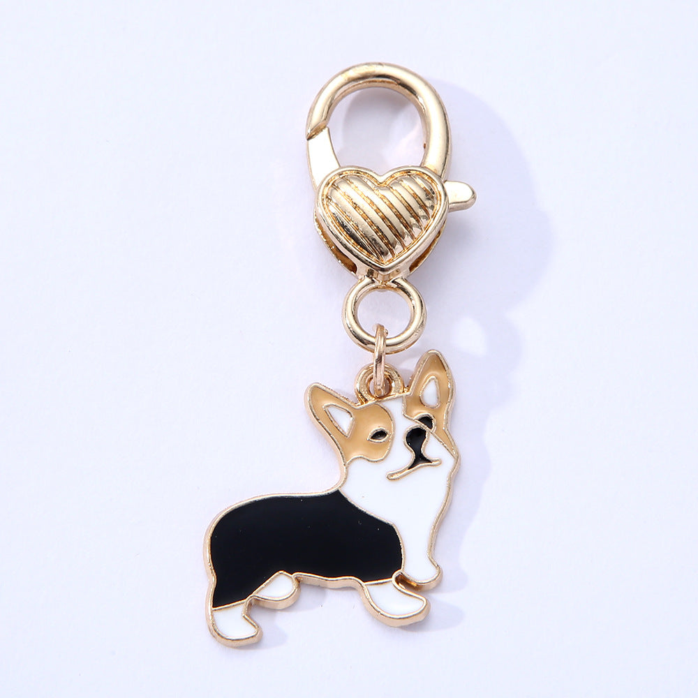 New Pet Dog Alloy Drip Pendant