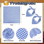 Plaid Saliva Towel