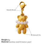 Cool Three-Dimensional Bear Lobster Clasp