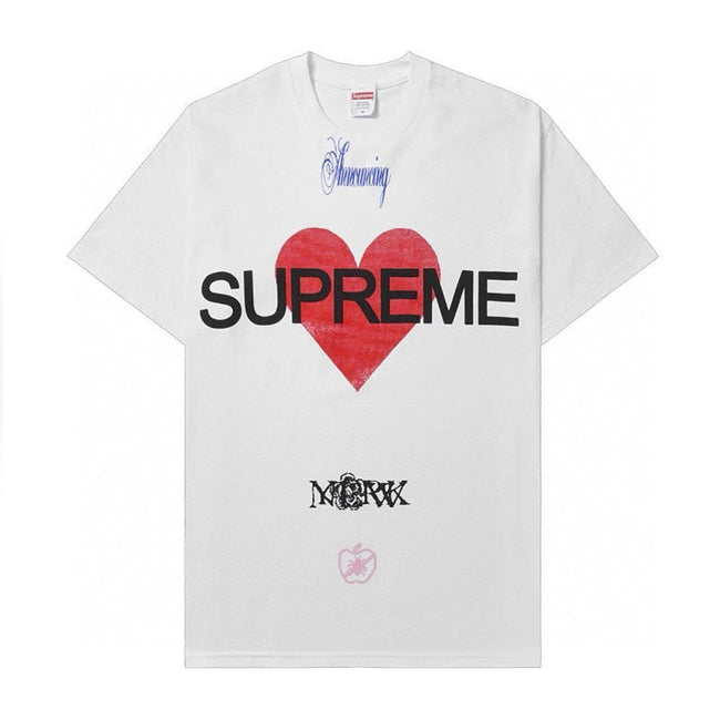 Supreme Heart Tee – White Hover Image