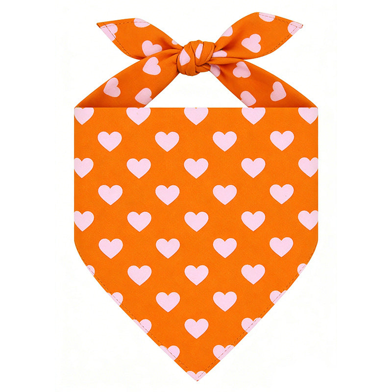 Pet Saliva Towel Dog And Cat Triangle Towel