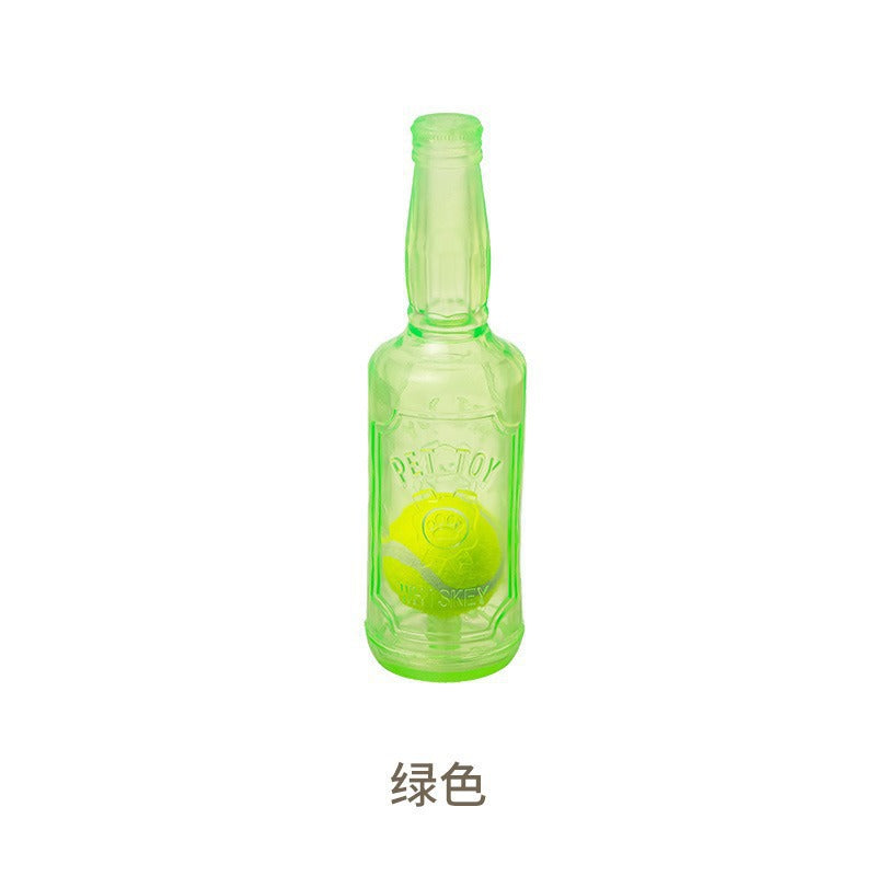 Pet Toys Sound Tennis Bottles