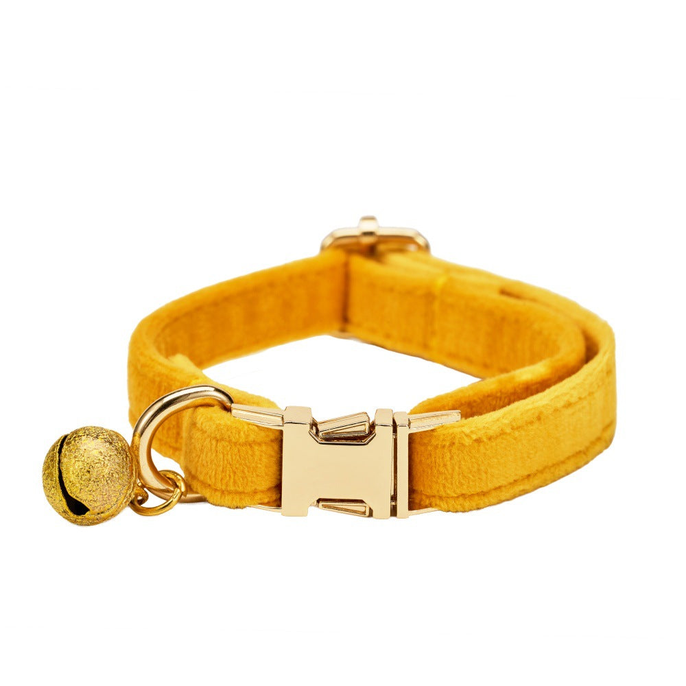 Plush Pet Cat Bell Collar