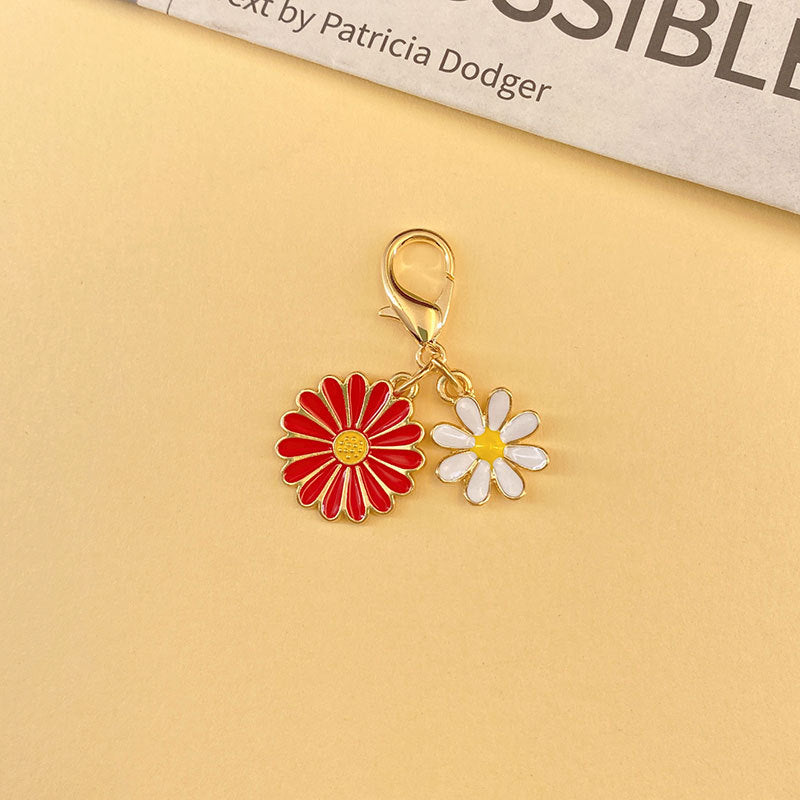Tem Amazon Xiyin Daisy Oil Drop Fruit Cherry Keychain