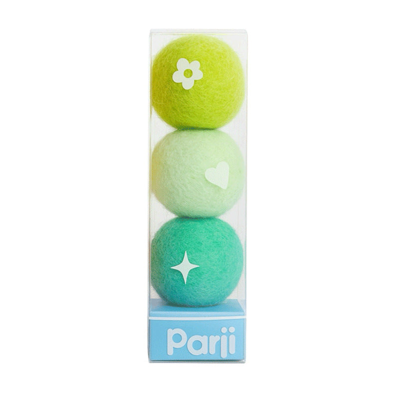 Parji Wool Ball Cat Toy Chases And Plays