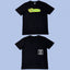 ADWYSD Black Yellow Bar Graphic Tee