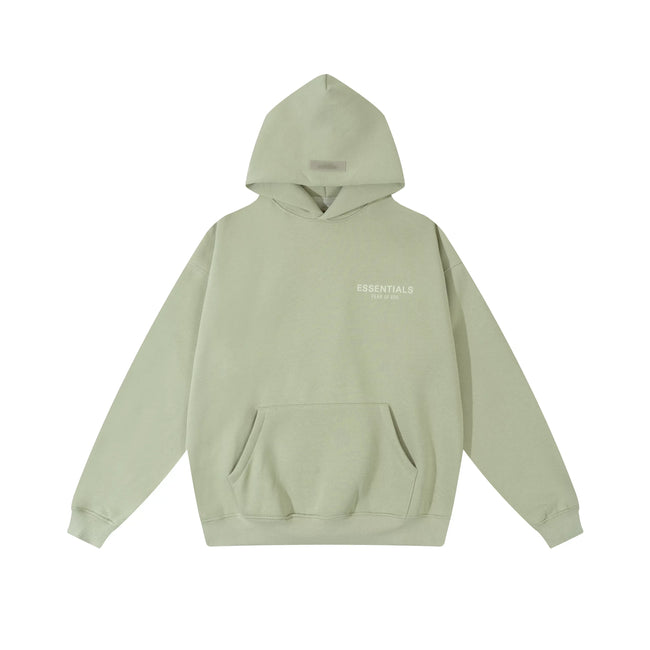 Fear of God Essentials Small Logo Hoodie & Sweatpants Set Sage Main Image