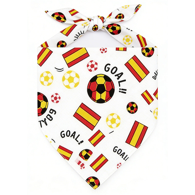 Pet Saliva Towel Dog And Cat Triangle Towel