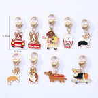 New Pet Dog Alloy Drip Pendant