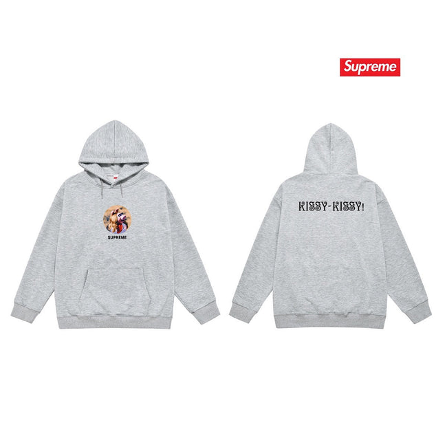 Supreme WTF Hoodie – Black (Monochrome) Hover Image
