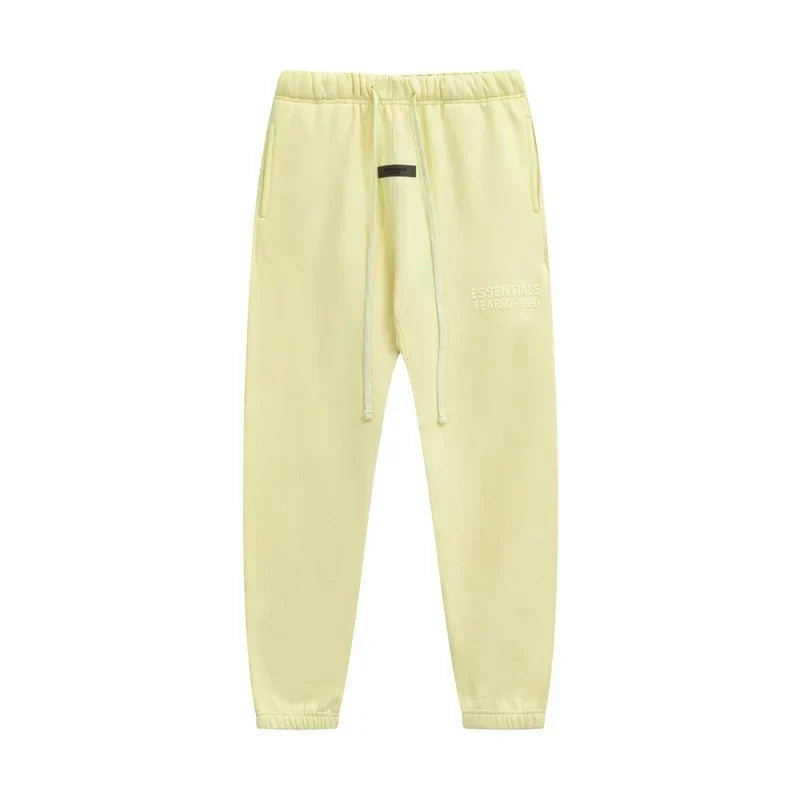 Fog autumn/winter hoodie, sweatpants, long pants with fleece hoodie, versatile letter essentials, loose and trendy ins top (49)
