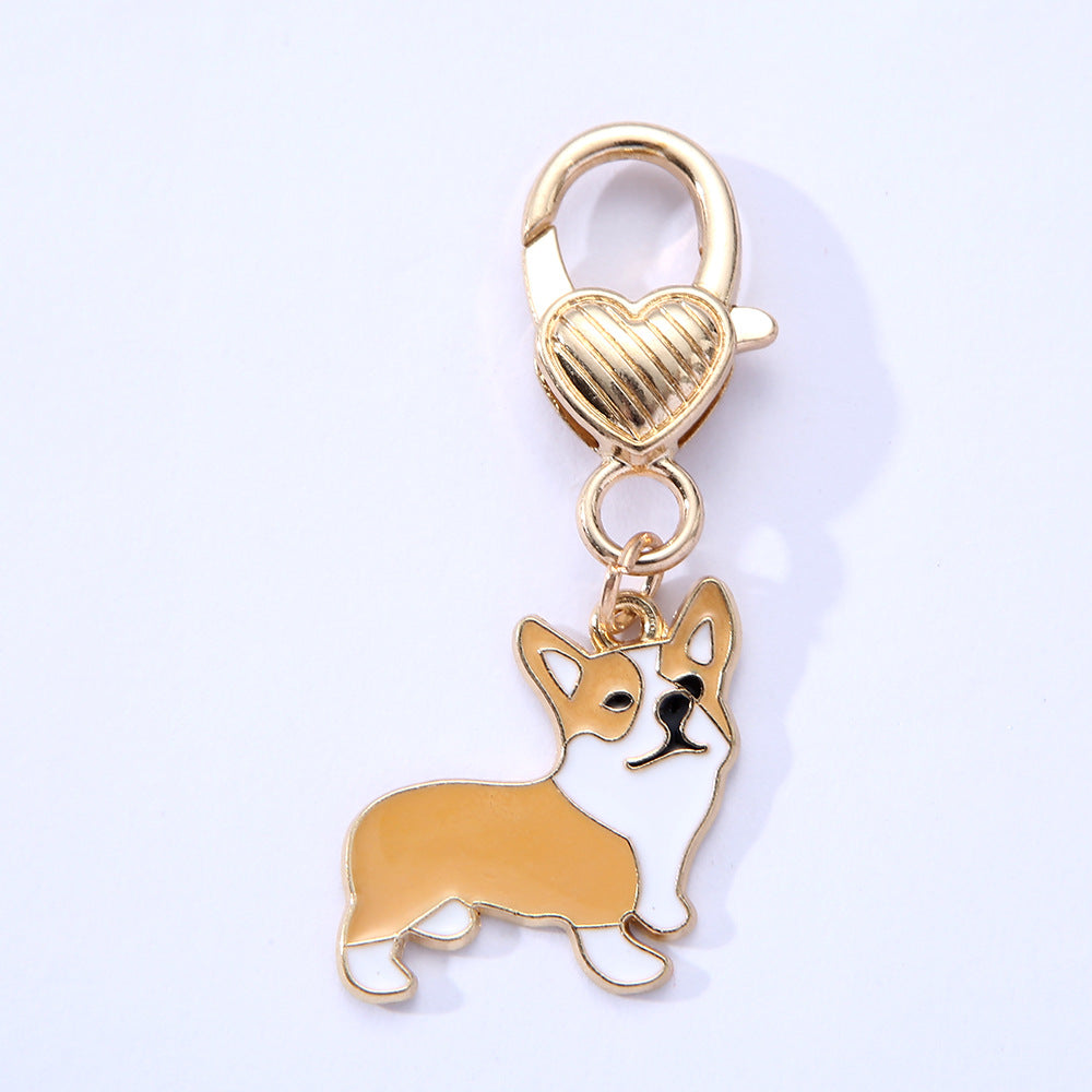 New Pet Dog Alloy Drip Pendant