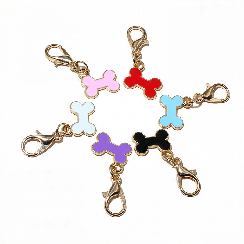 Alloy Dripping Oil Bone Pendant