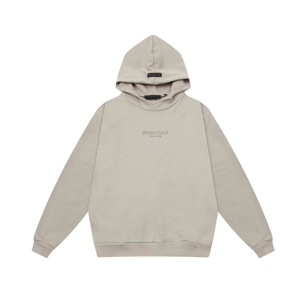 Fog autumn/winter hoodie, sweatpants, long pants with fleece hoodie, versatile letter essentials, loose and trendy ins top (56)