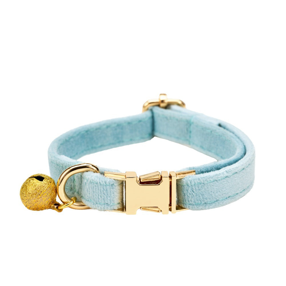 Plush Pet Cat Bell Collar