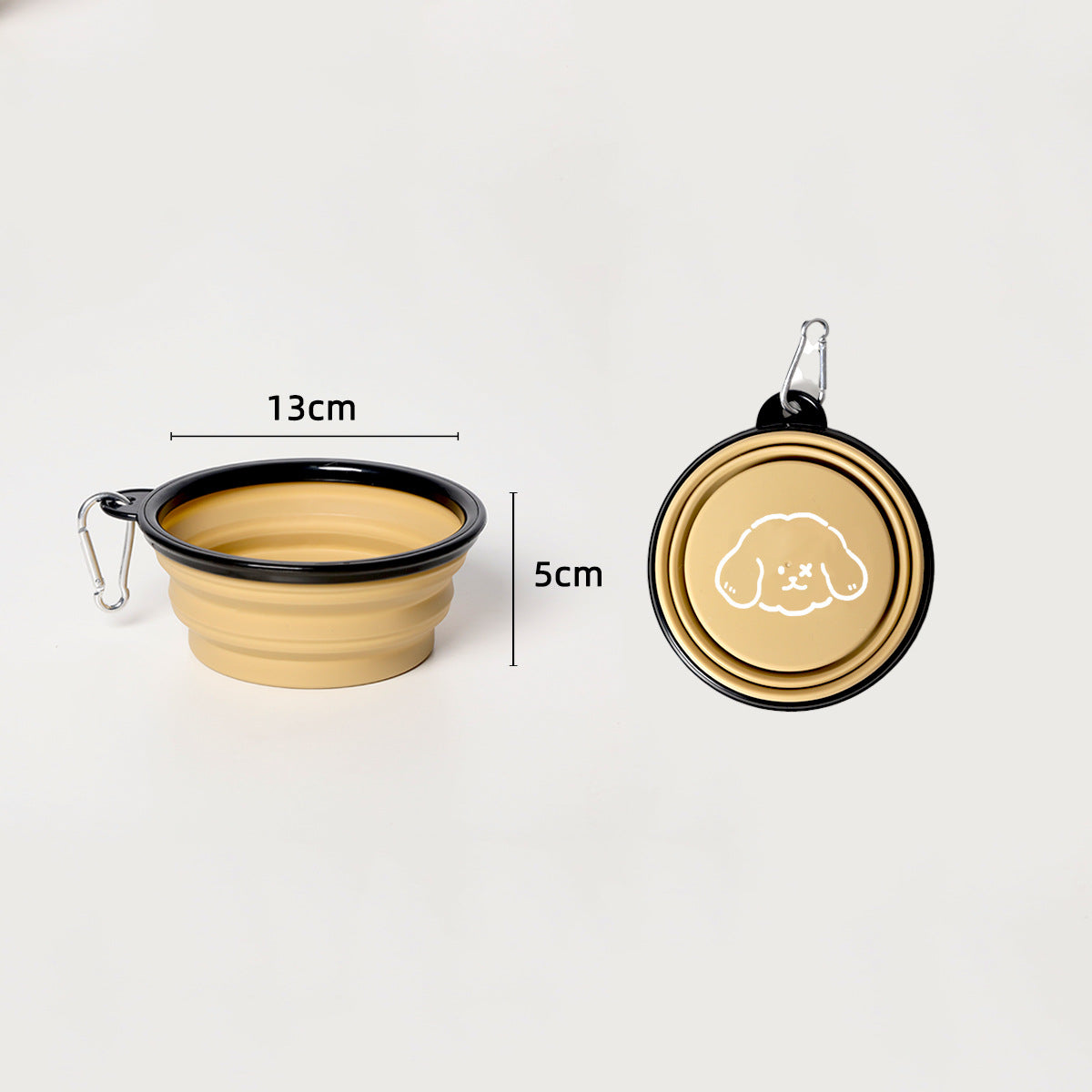 Pets, Dogs And Cats Go Out Folding Bowl