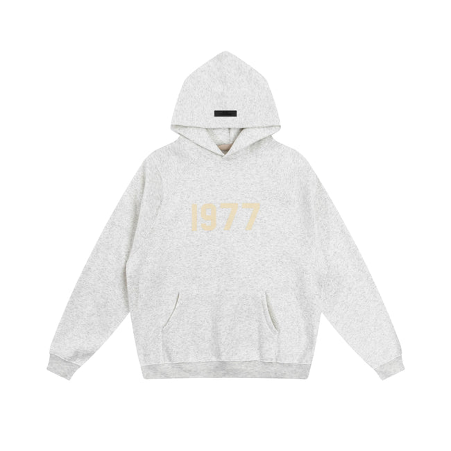 Fog autumn/winter hoodie, sweatpants, long pants with fleece hoodie, versatile letter essentials, loose and trendy ins top (36) Hover Image