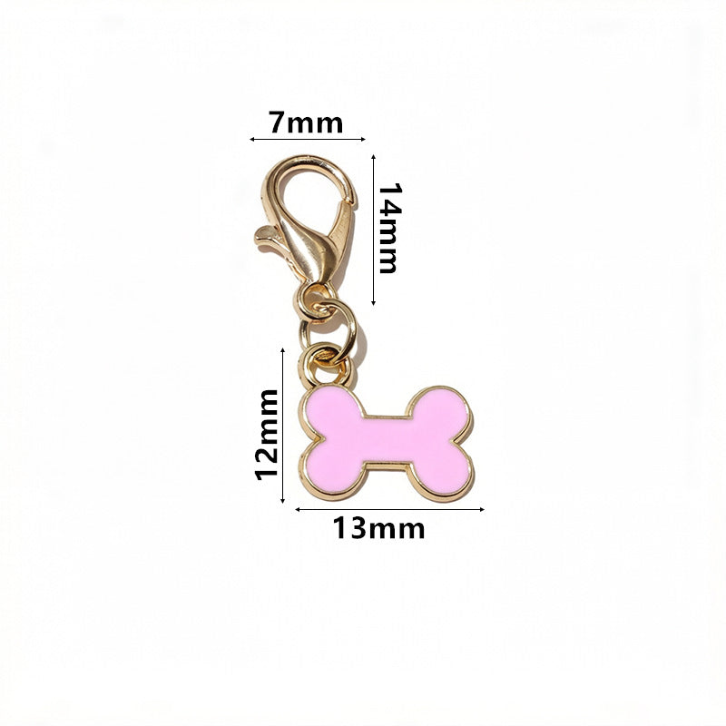 Alloy Dripping Oil Bone Pendant