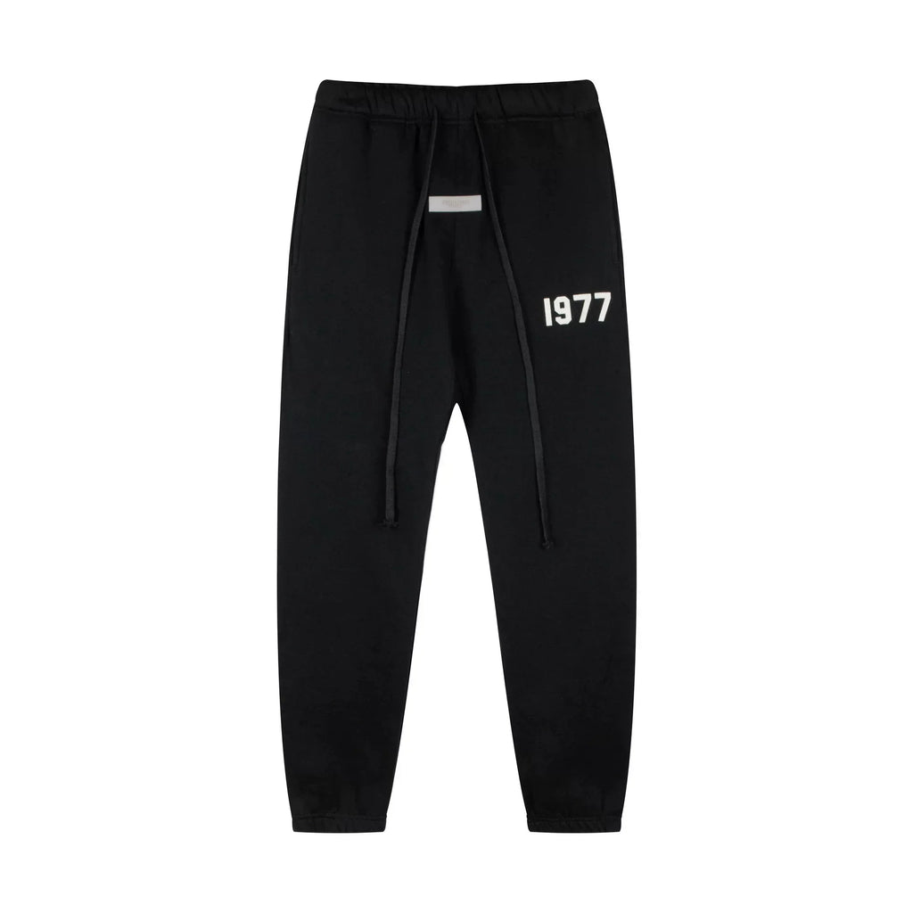 Fog autumn/winter hoodie, sweatpants, long pants with fleece hoodie, versatile letter essentials, loose and trendy ins top (37)