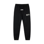 Fog autumn/winter hoodie, sweatpants, long pants with fleece hoodie, versatile letter essentials, loose and trendy ins top (37)