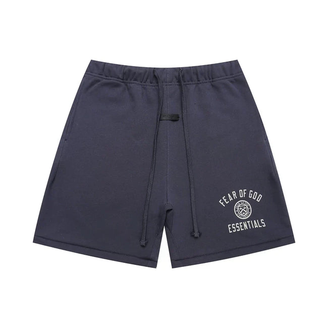 FEAR OF GOD FOG Double Line ESSENTIALS European and American Badge Printed High Street Loose Sports Shorts Trend (4) Hover Image