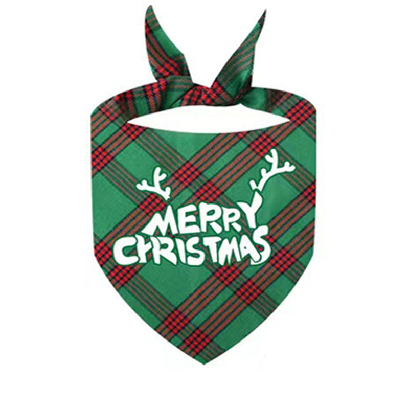 New European And American Pet Triangle Scarf