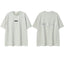 ESSENTIALS Short sleeved T-shirt European and American High Street FOG Double Line Men's and Women's American Trendy Brand Pure Cotton Round Neck Loose Set (54)