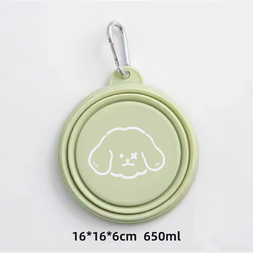 Pet Outing Folding Bowl