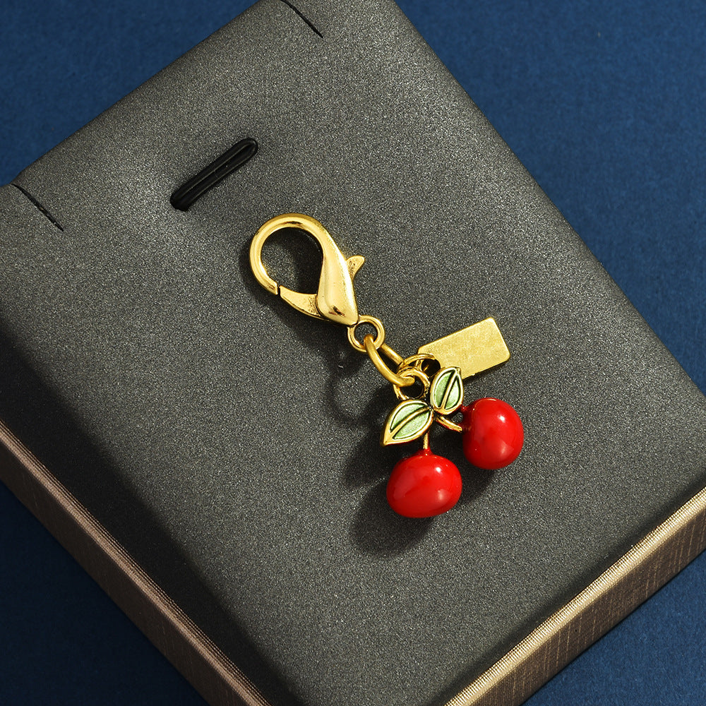 New Cherry Love Small Pendant Keychain