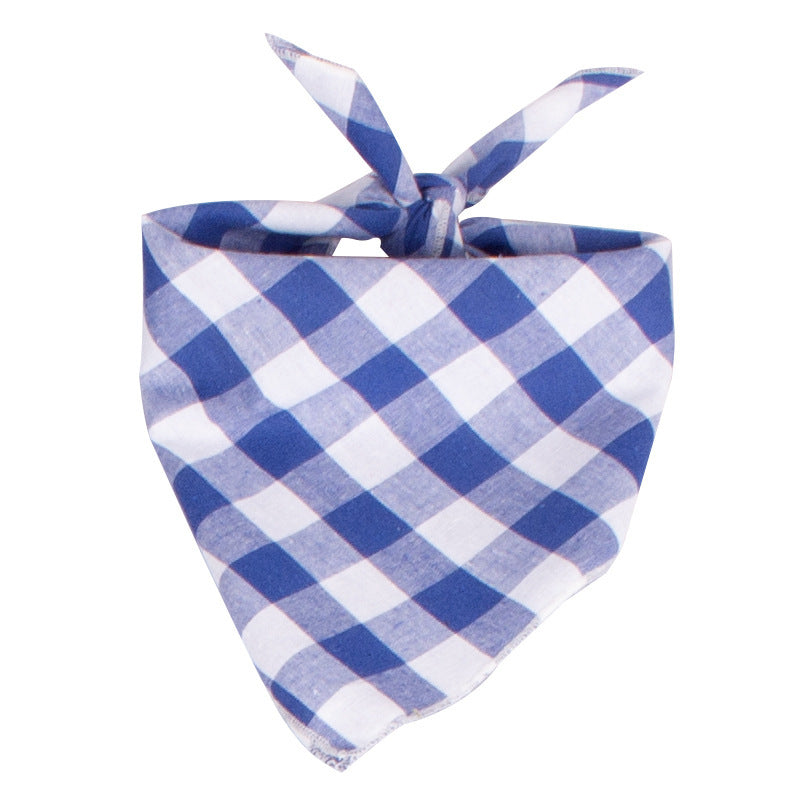 Plaid Saliva Towel