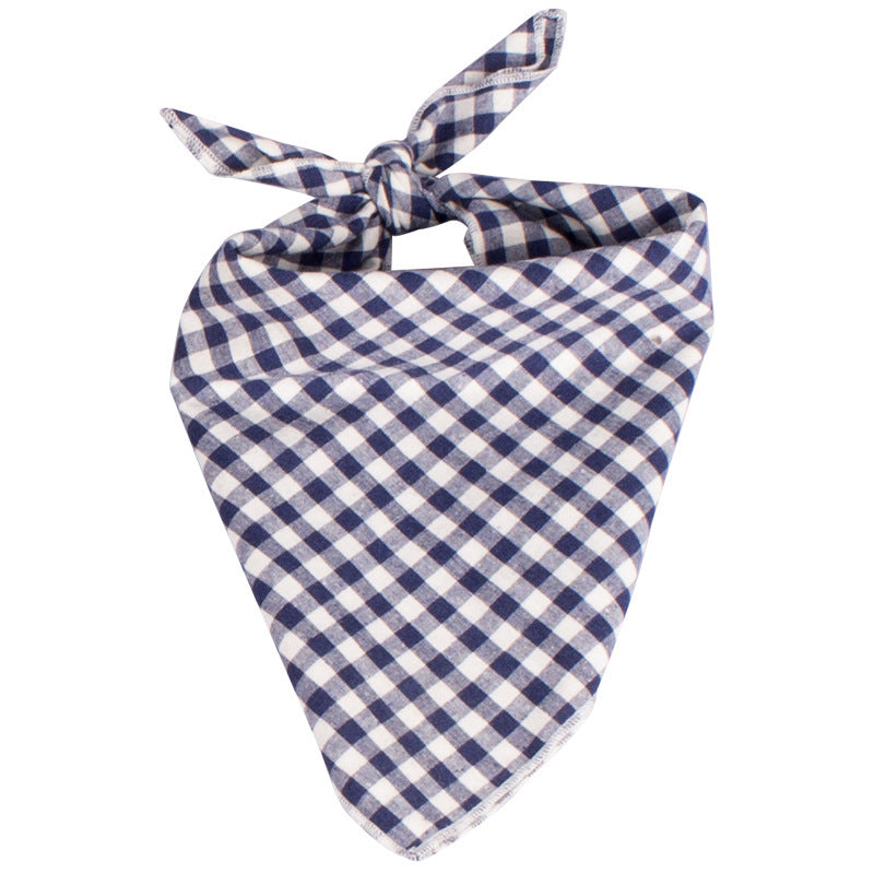 Plaid Saliva Towel