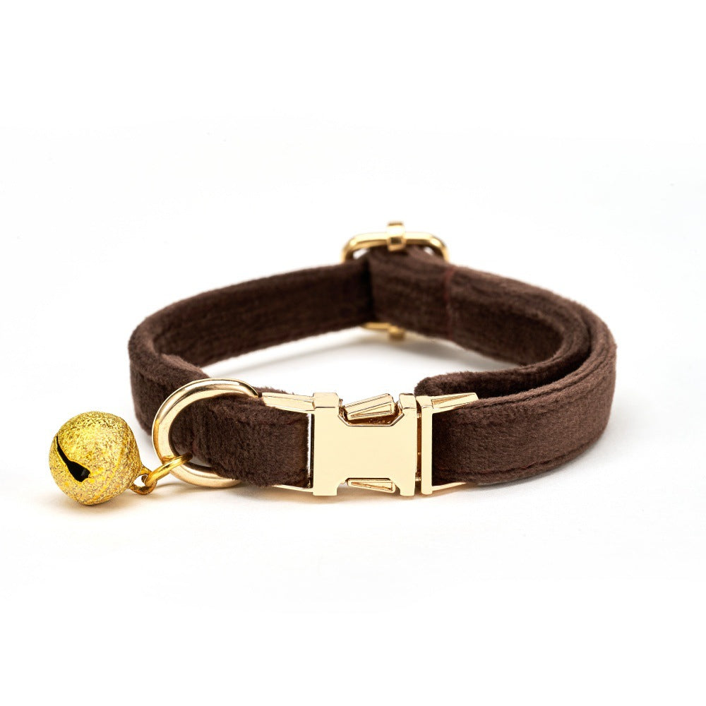 Plush Pet Cat Bell Collar