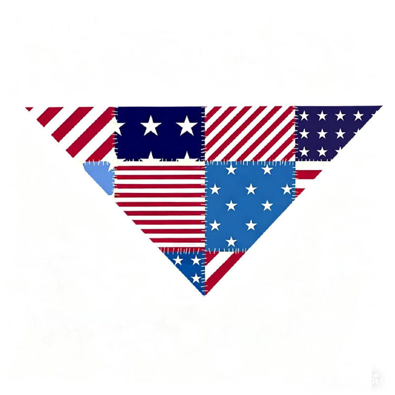 New European And American Pet Triangle Scarf