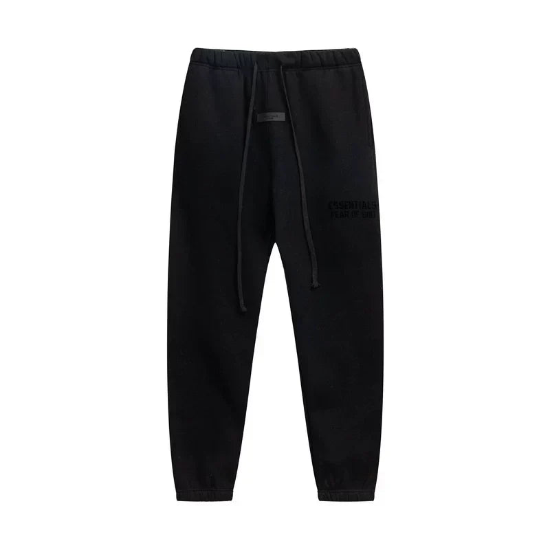 Fog autumn/winter hoodie, sweatpants, long pants with fleece hoodie, versatile letter essentials, loose and trendy ins top (50)