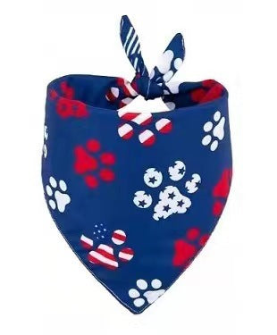 New European And American Pet Triangle Scarf