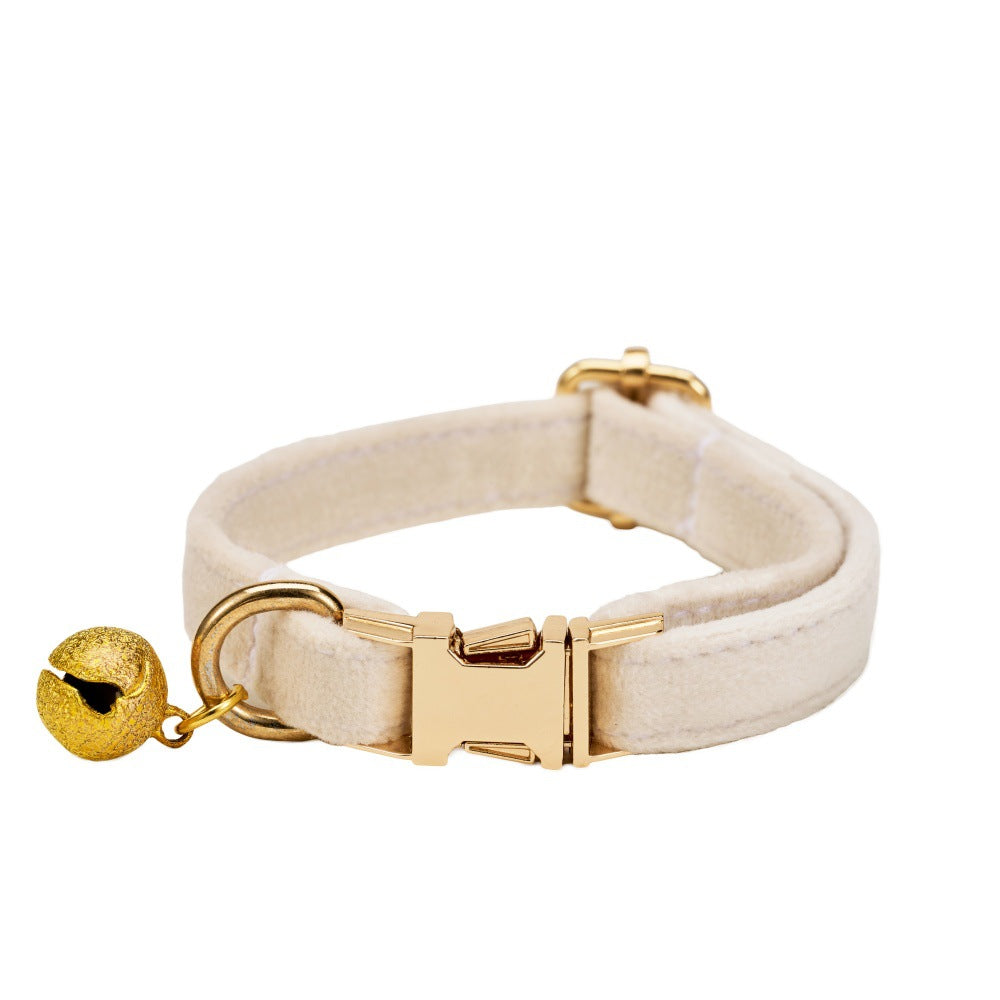 Plush Pet Cat Bell Collar
