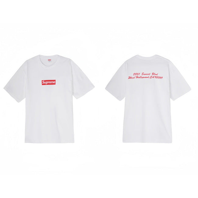 Supreme West Hollywood Box Logo Tee – White Hover Image